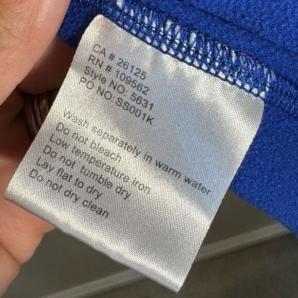 NWOT Sunice Men's Full Zip Lightweight High Collar Blue Jacket Large - Picture 7 of 11